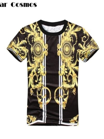 Remera De Verano Cosmos Para Hombre Y Mujer Con Estampado Creativo De Sol Medusas Hip Hop 3D