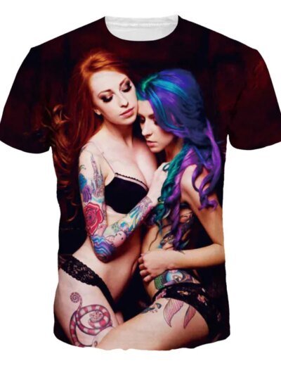 Remera Harajuku Rock Para Hombre Informal Con Impresión 3D Más Tallas