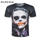Remera Divertida De Cómics Comodín 3D De Póker Estilo Veraniego Zootop Oso
