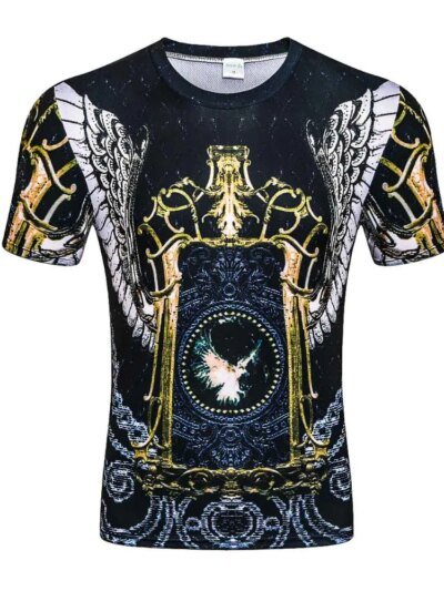 Remera De Manga Corta Con Estampado 3D Hip Pop Para Hombre Remeras Sexis Y Divertidas Con Animales