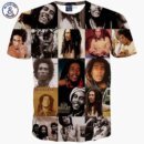 Remera De Hip Hop Para Hombre Niño Con Estampado 3D De 2Pac Y Tupac Remeras Casuales