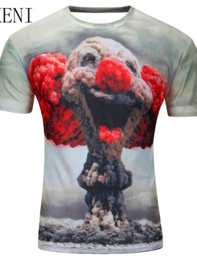 Remera Linda De Rick Y Morty Para Hombre Animada En 3D Blanca