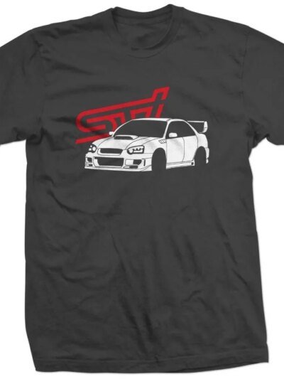 Remera De Manga Corta 3D Para Hombre Divertida Impreza Wrx Remera De Carreras Jdm Subie