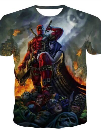 Cómic Estadounidense De : Deadpool Un Personaje Rudo Para Hombre Y Mujer Informal En 3D