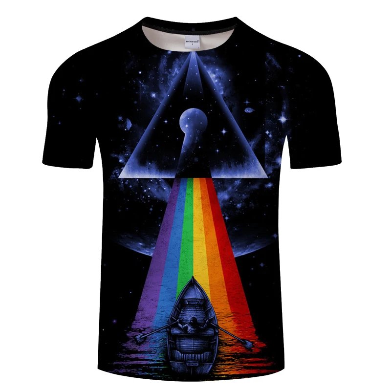 Remeras Con Estampado De Oso Diseño 3D Cuello Redondo Informales Para Hombre