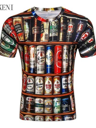 Remera Blanca Fortnite Harajuku Para Hombre Y Mujer Con Impresión 3D De León Negro Estilo Hip Hop