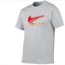 Remera De Manga Corta Con Estampado 3D Just Do It Para Hombre