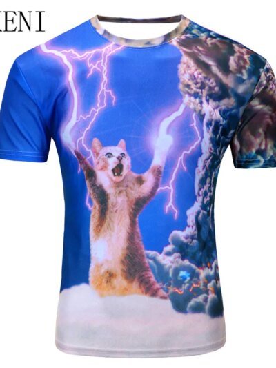 Remera De Gatito Con Estampado Tridimensional Sin Miedo