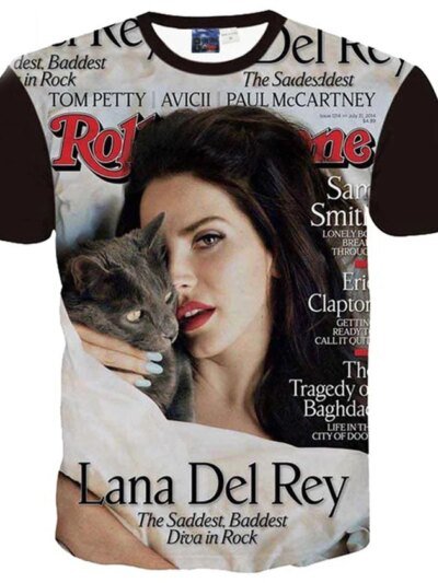 Remera De Manga Corta Con Estampado 3D De Rey Lana Money Ideas Para Hombre Y Mujer