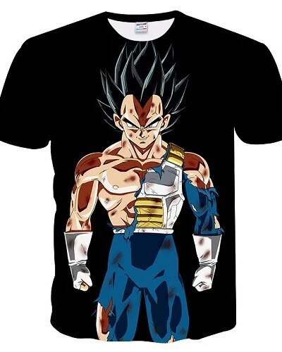 Remeras De Verano Para Hombre Con Estampado 3D De Dragon Ball Z De Oso Goku Y Dragon Ball