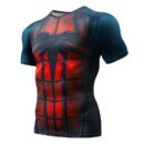 Remera Negra De Compresión 3D De Superhéroe Para Hombre Talla Pantera