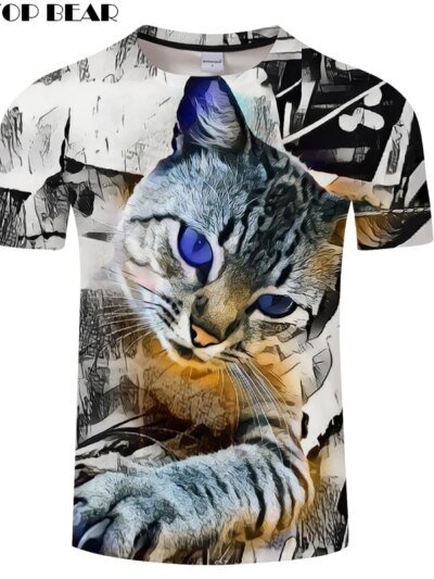 Remera Informal Con Diseño De Estampado 3D De Animales Divertidos Para Hombre Y Mujer Remera Zootop Bear