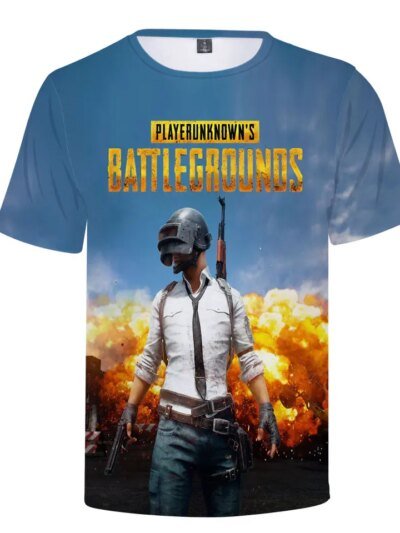 Remera De Verano Para Hombre Y Mujer Estilo Casual Estilo Harajuku Estilo Pubg 3D