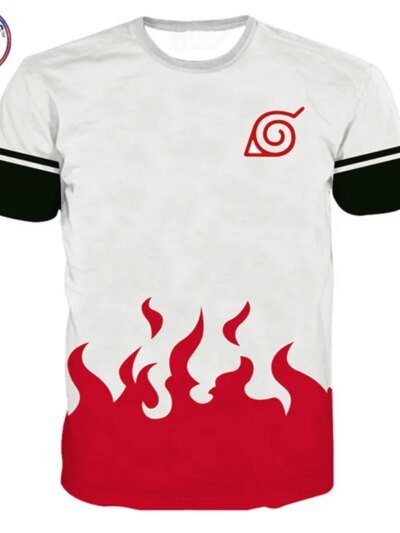 Remera De Hombre Uzumaki Naruto Sasuke Uchiha Hatake Kakashi Remera De Niño De Dibujos Animados 3D