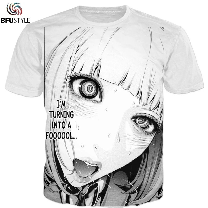 Remera Ahegao Lively Girl Para Hombre Y Mujer Remeras Sexys Y Divertidas De Verano