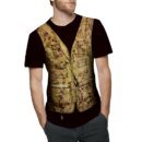 Remeras Divertidas De Manga Corta Con Cuello Redondo Y Estampado 3D Para Mujer Y Hombre Informales De Verano Talla Grande