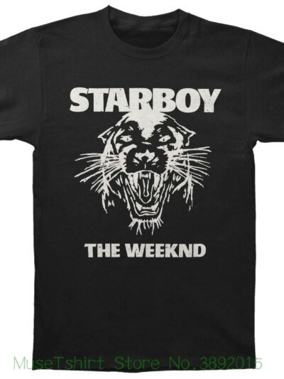 Remera 3D De Algodón Para Hombre Auténtica Weeknd Starboy Pantera Talla S M Xl