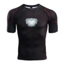 3 Remeras De Compresión 3D De Iron Man De Los Vengadores Con Estampado Raglán