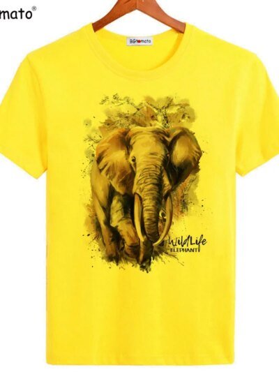 Remeras De Elefante Con Imagen Real En 3D Para Hombre Remeras Casuales De Verano