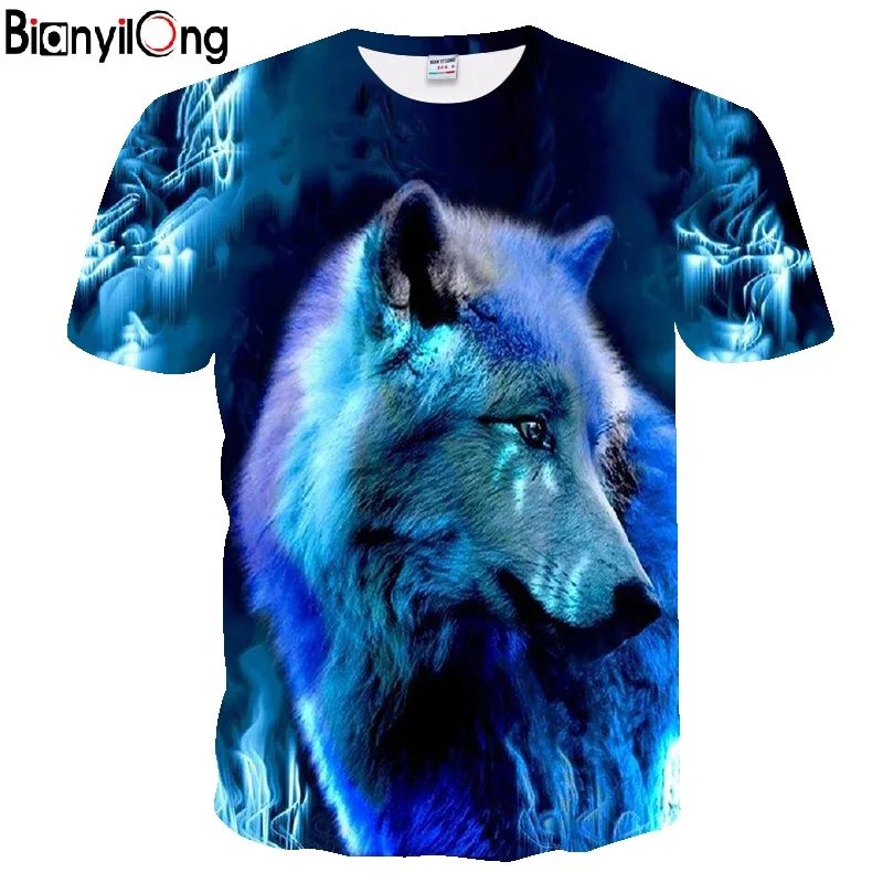 Remera De Verano Con Estampado De Hombre Lobo De Hip Hop Nueva Llegada Remeras Con Cabeza 3D