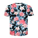 Remera Con Estampado De Flores Hermosas Para Hombre Y Mujer De Verano 3D De Secado Rápido