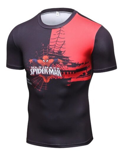Remeras De Compresión De Superhéroes Fly America 3D Punisher