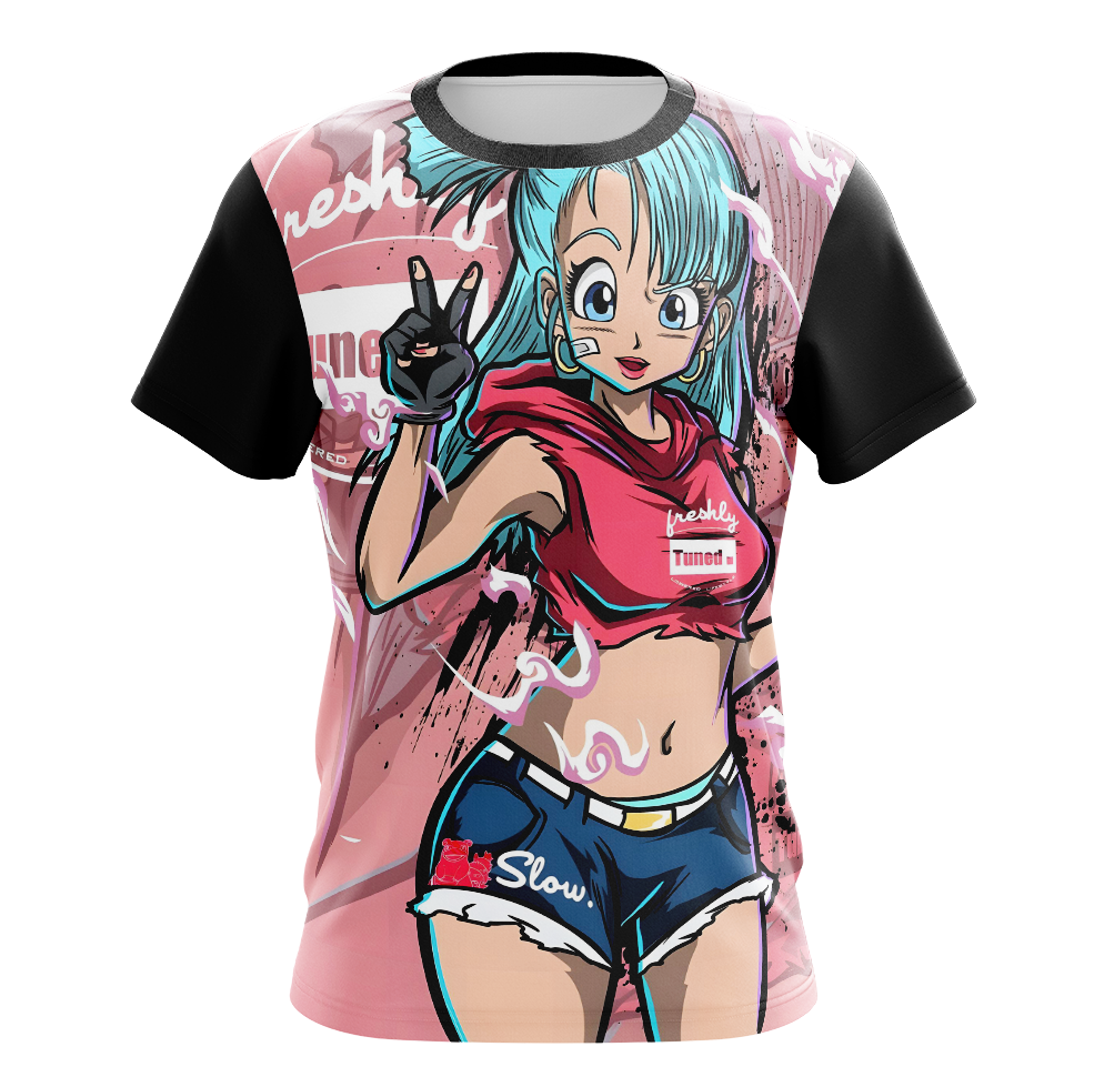Camiseta Remera Sublimada Bulma Anime Dragon Ball Z