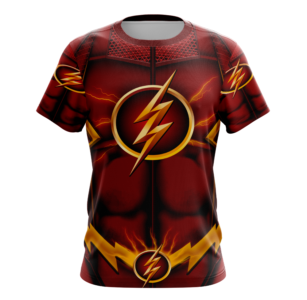 Camiseta Remera Sublimada Flash De La Liga De La Justicia