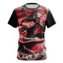 Camiseta Remera Sublimada Itachi Uchiha Sharingan Anime Naruto
