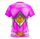 Camiseta Remera Sublimada Pink Power Rangers Mighty Morphin Ranger
