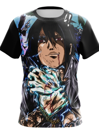 Camiseta Remera Sublimada Sasuke Uchiha Anime Naruto Shippuden