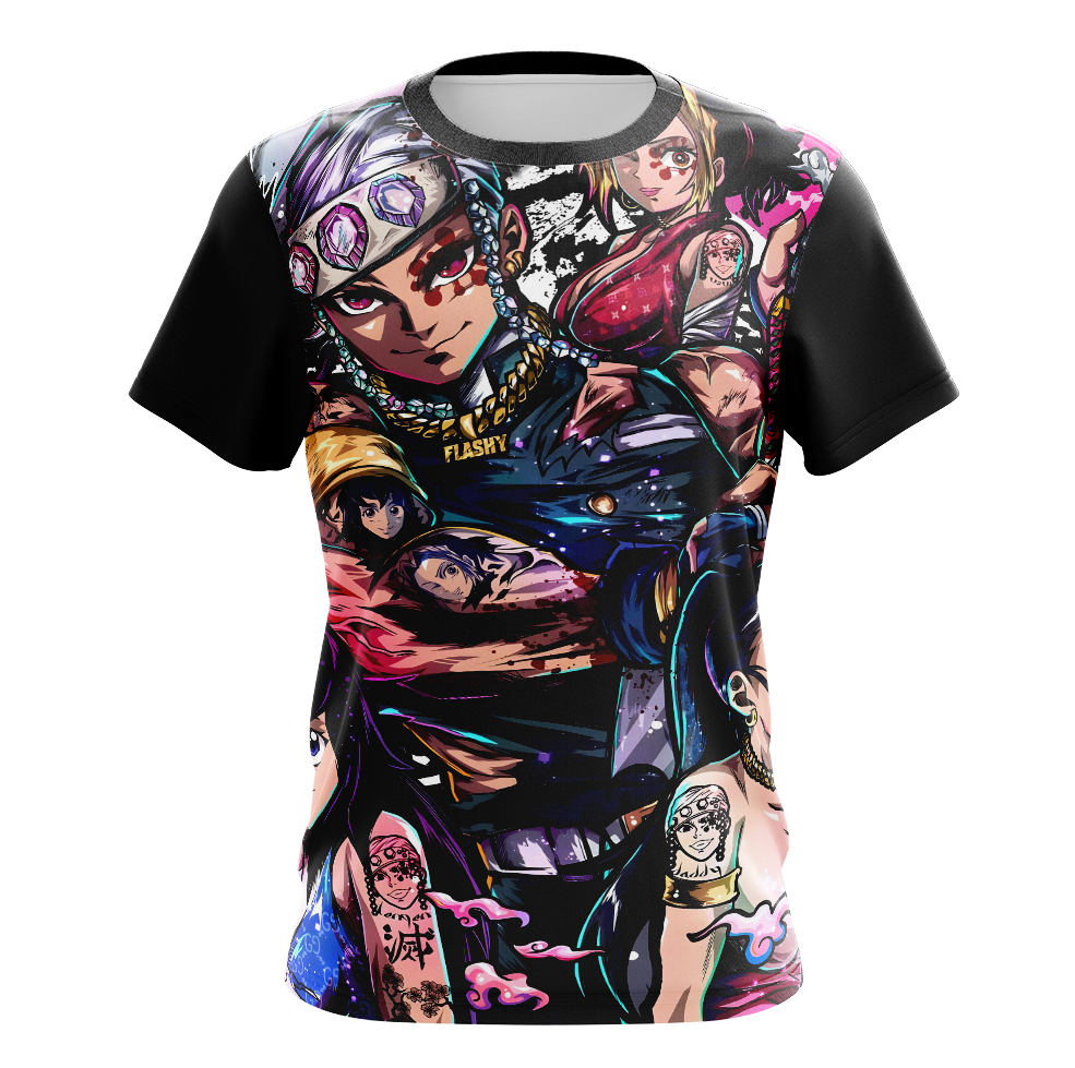 Camiseta Remera Sublimada Tengen Uzui Anime Demon Slayer
