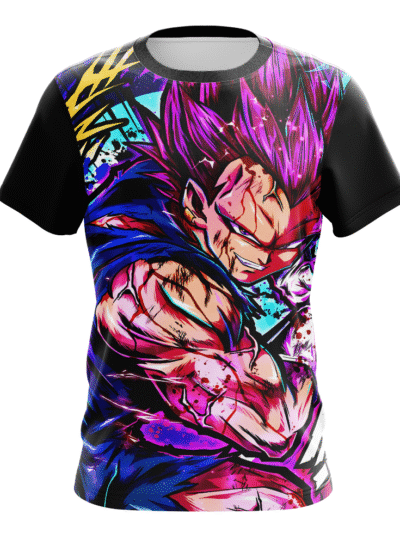 Camiseta Remera Sublimada Vegeta Ssj Rose Anime Dragon Ball Super