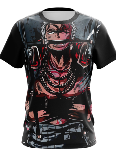 Camiseta Remera Sublimada Zoro Anime De Una Pieza