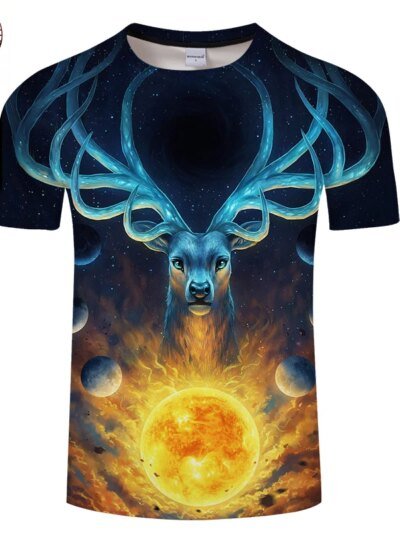 Por Art Jojoes Impresión 3D Alce Animal Hombres Mujeres Casual Zootop Oso