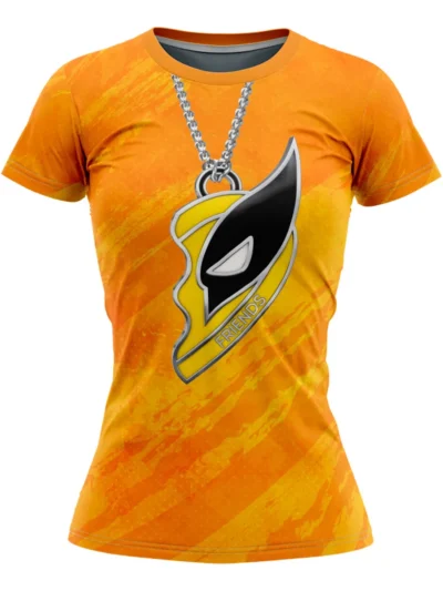 Camiseta Remera Sublimada Mejores Amigos Wolverine Dama
