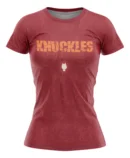 Camiseta Remera Sublimada Knuckles Corte Dama Talla Extra