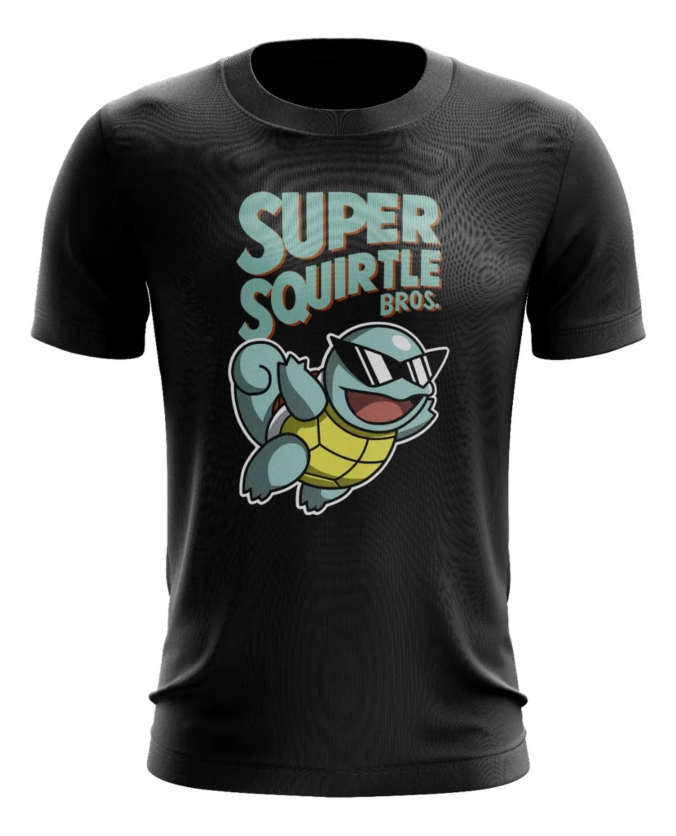 Camiseta Remera Sublimada Super Squirtle Bros
