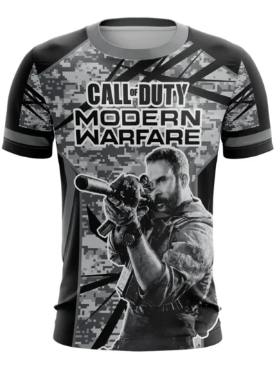 Camiseta Remera Sublimada Talla Extra Call Of Duty Modern Warfare
