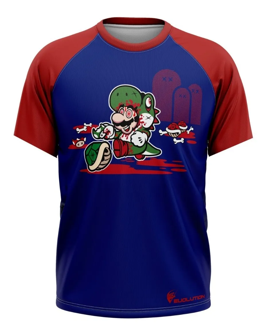 Camiseta Remera Sublimada Talla Extra Mario 2