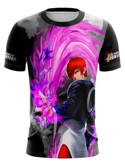 Camiseta Remera Sublimada Talla Extra Iori Yagami