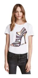 Camiseta Remera Sublimada -blusa Zapatillas Mujer / Moda Asiática Verano