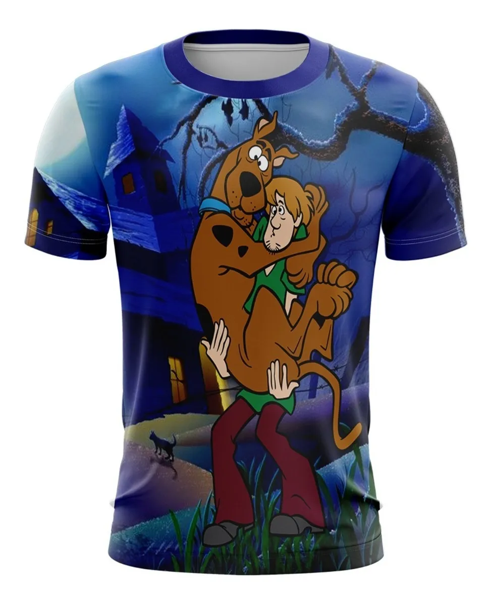 Camiseta Remera Sublimada Talla Extra Scooby Doo