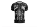 Camiseta Remera Sublimada Skull Infantil