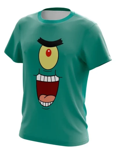 Camiseta Remera Sublimada Infantil Plankton