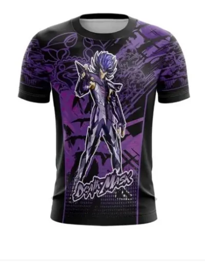 Camiseta Remera Sublimada Cáncer Hades Infantil