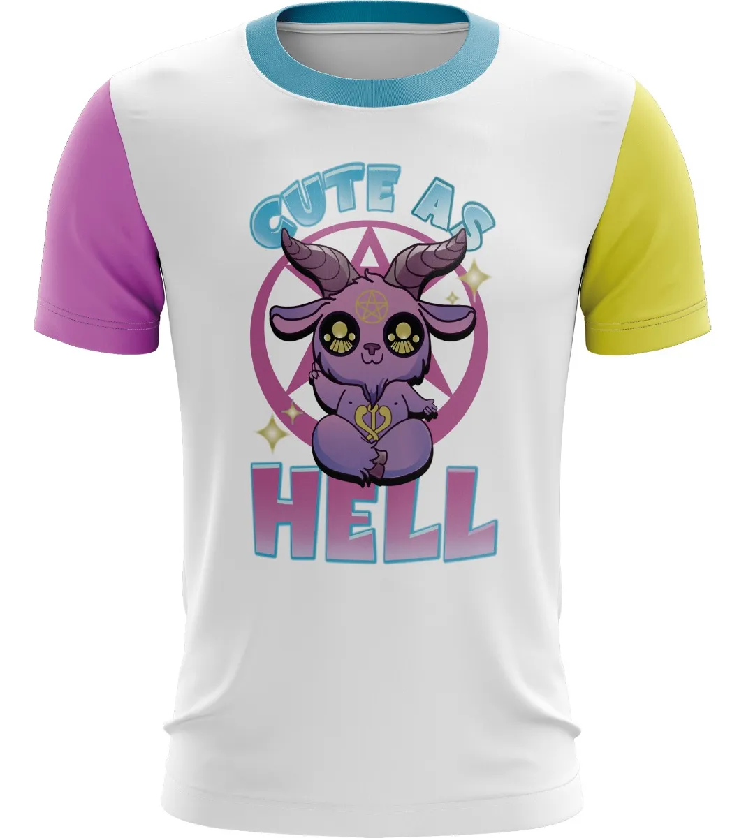 Camiseta Remera Sublimada Talla Extra Cute As Hell