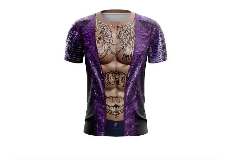 Camiseta Remera Sublimada Joker Leto Tallas Extra