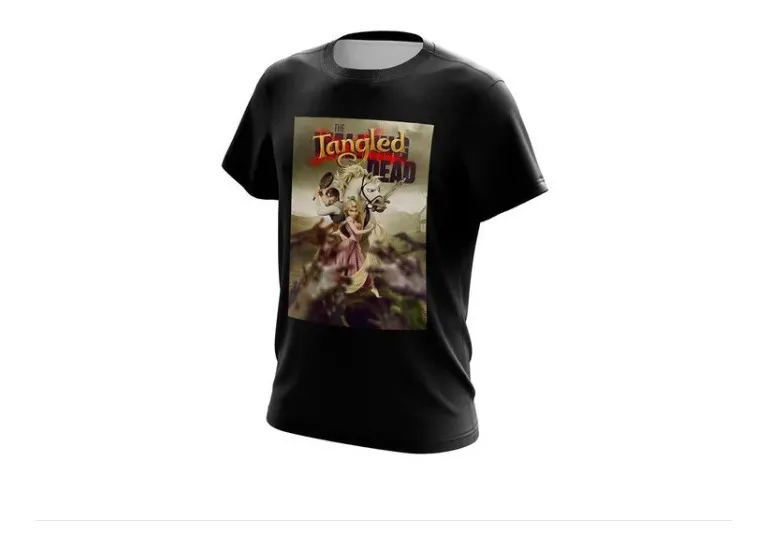 Camiseta Remera Sublimada Enredados Infantil