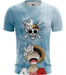 Camiseta Remera Sublimada Talla Extra Luffy Duo